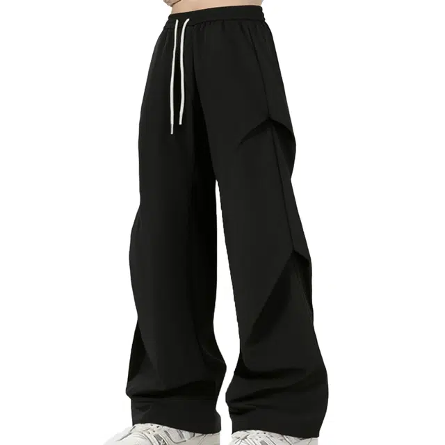 寻星记 高街纯色机能伞兵裤 时尚百搭 防水防风耐脏耐磨休闲裤 男女同款