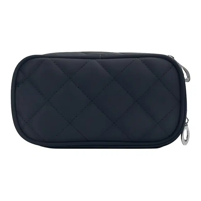 馨枕居 尼龙防水几何菱格化妆包