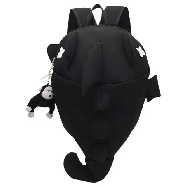 恒源祥 小众鲨鱼创意怪兽卡通 牛津布 背包双肩包 男女同款情侣款 多色