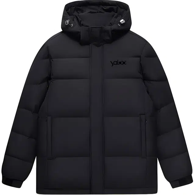 雅鹿优选 中戏短款连帽简约保暖棉服 男款