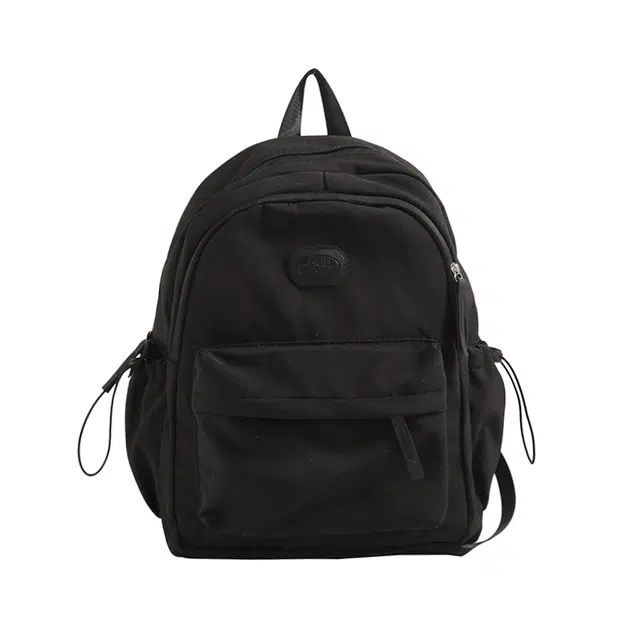 醇龙 日系简约百搭学院风初中高中大学生书包轻便旅行背包 尼龙布 双肩包 男女同款情侣款 多色