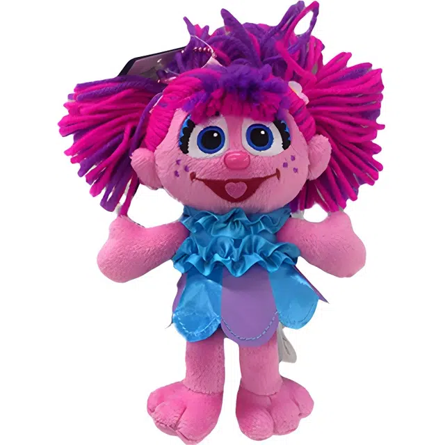 环球影城 芝麻街艾比 玩偶 毛绒公仔