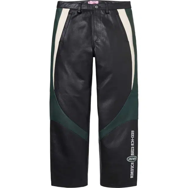 Supreme x Martine rose FW24 WEEK4 Leather Pant logo