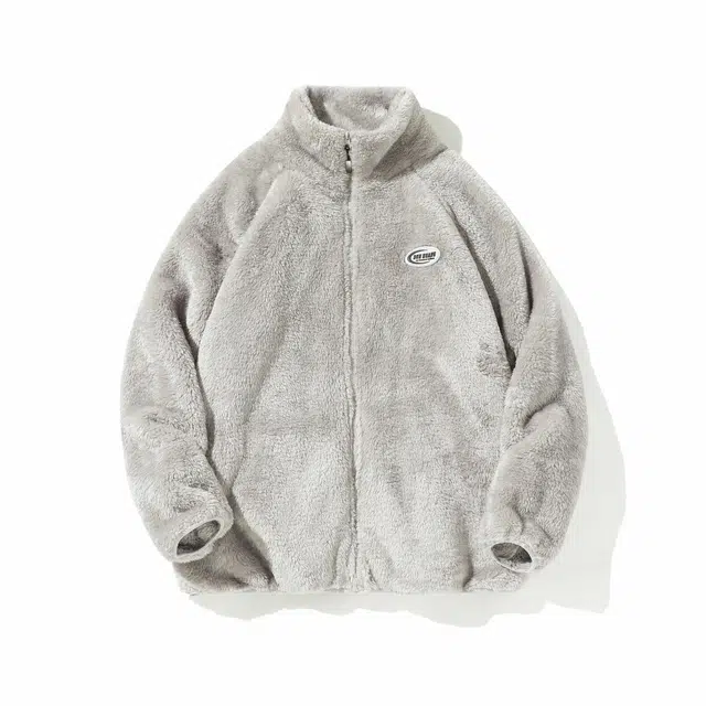 极限涡轮 美式街头慵懒风加厚棉衣大码舒适保暖御寒潮流纯色个性百搭棉服 男女同款