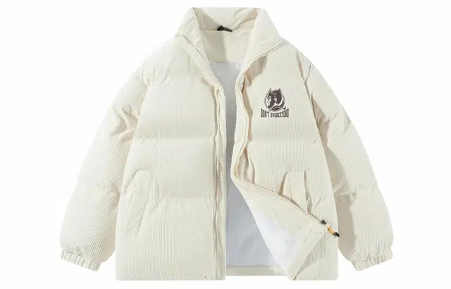 王者荣耀 孙悟空全息碎影款 美式复古加绒加厚保暖面包服字母防风简约宽松百搭舒适棉服 男女同款
