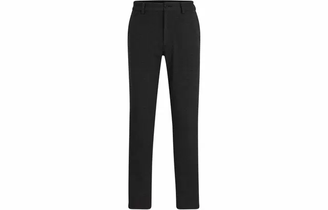 HUGO BOSS Trousers In Structured Performance-Stretch Material