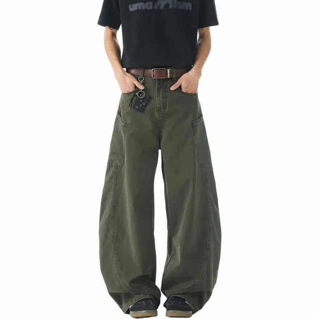 佐菲利 高街宽松百搭休闲裤 男女同款