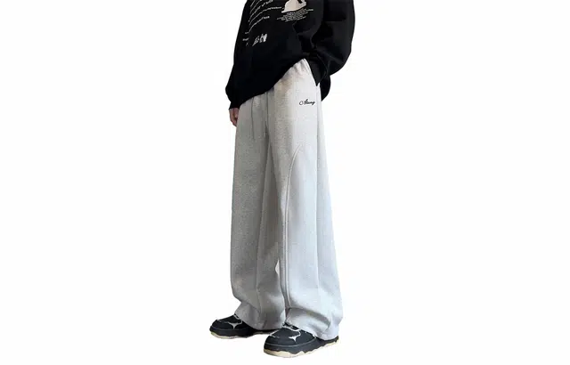 徐太浪 美式高街潮牌垂感重磅直筒弯刀休闲裤 男女同款