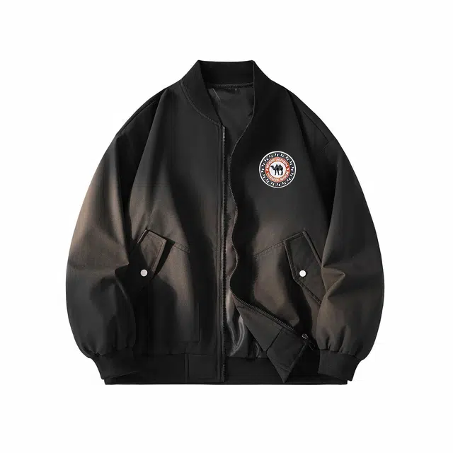 敦煌博物馆 简约防水拉链棒球领休闲夹克外套 男女同款