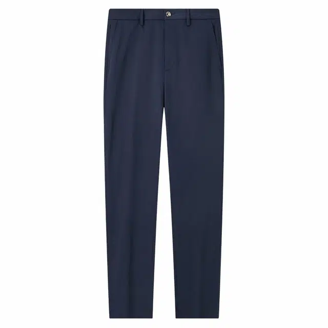 九牧王男裤专家 高端简约百搭日常舒适亲肤合体休闲裤 男款 藏青