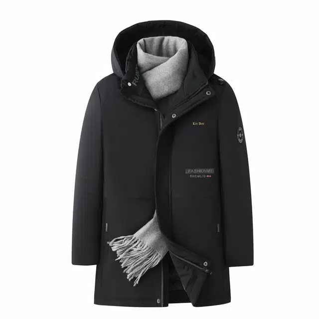 金盾 保暖商务休闲可脱卸帽时尚舒适百搭棉服 男款