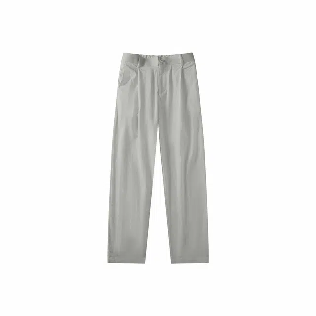 我是大卫 垂坠感速干直筒韩版简约宽松阔腿休闲裤 男女同款