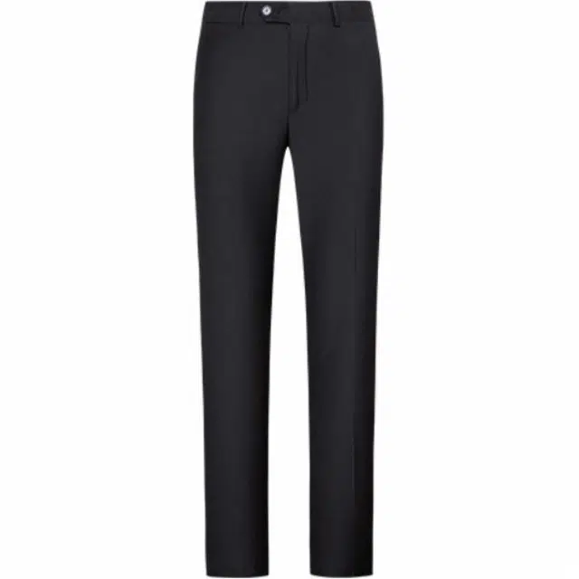 才子 修身纯色纱支商务西装裤 男款