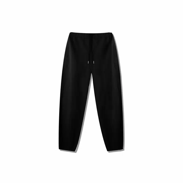 我是大卫 户外高级感时尚松紧腰纯色百搭简约休闲裤 男女同款