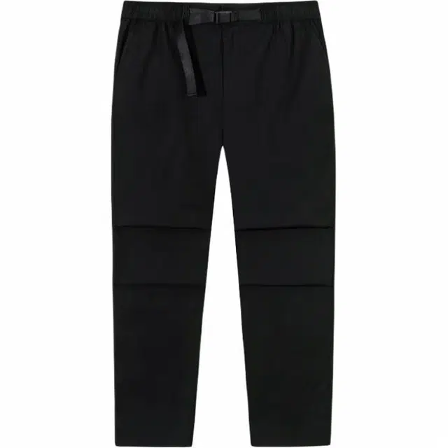 超级安踏 纯色中腰透气百搭直筒工装裤 男款 基础黑