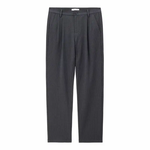 佐丹奴 商务休闲简约百搭中腰西装裤 男款 条纹灰色