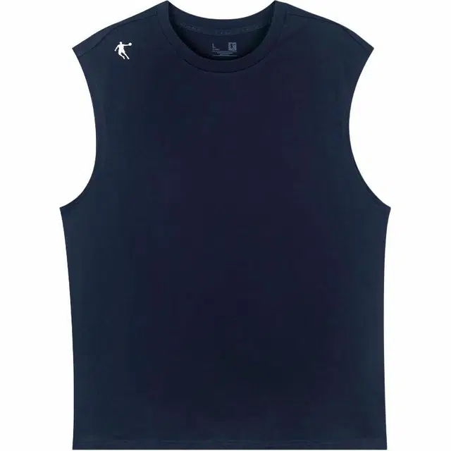 乔丹 男子训练系列 简约纯色百搭宽松舒适无袖背心 男款 新星蓝