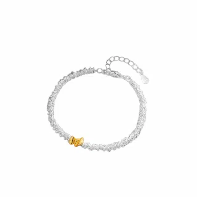 【腰缠万贯】 色菲尔 碎银几两钱财无忧 小众设计轻奢碎银子 铜 手链 女款