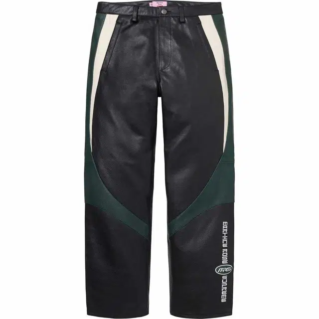 Supreme x Martine rose FW24 WEEK4 Leather Pant logo