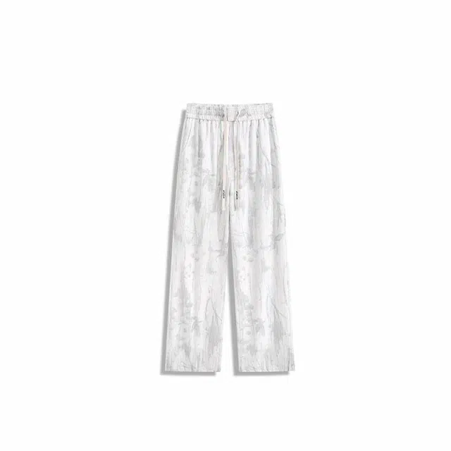 颂希尔 美式做旧垂坠长裤高级感潮流宽松直筒高街百搭休闲裤 男女同款