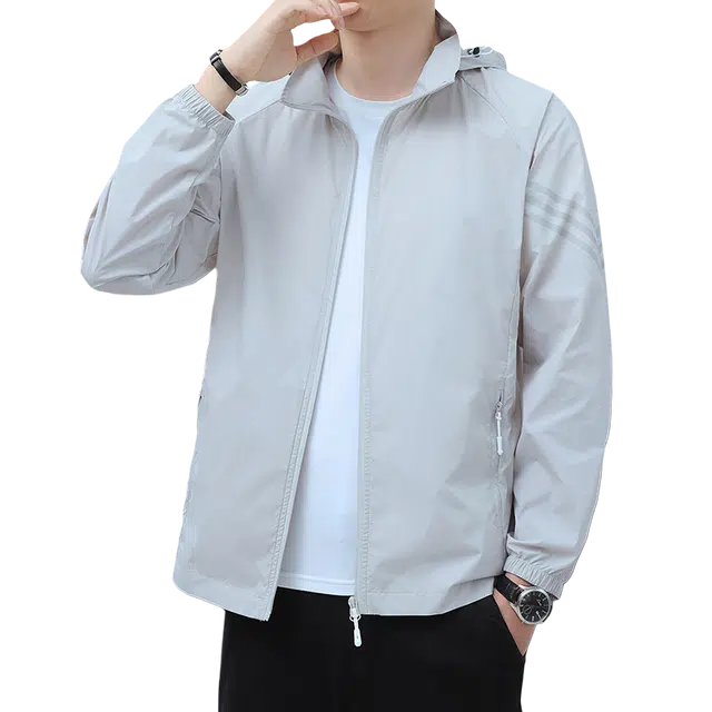 北极绒 冰丝防晒服男士夏季户外休长袖夹克 男款