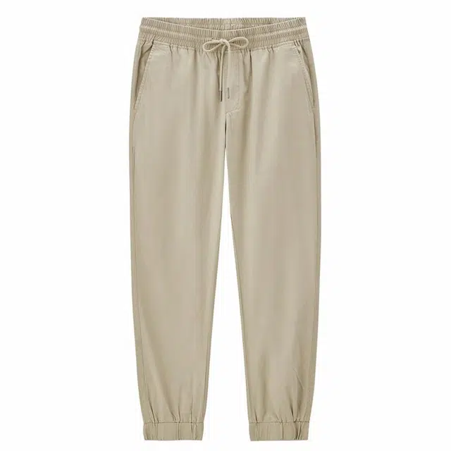 佐丹奴 梭织纯棉束脚舒适休闲裤 男款