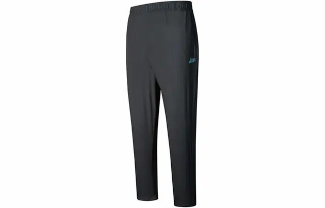 乔丹 纯色直筒宽松梭织休闲裤 男款 黑色