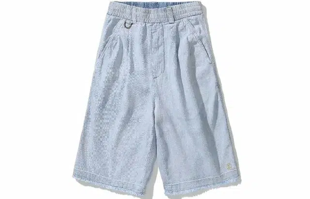 Drew House SS21 Lightweight Denim Church Shorts light indigo