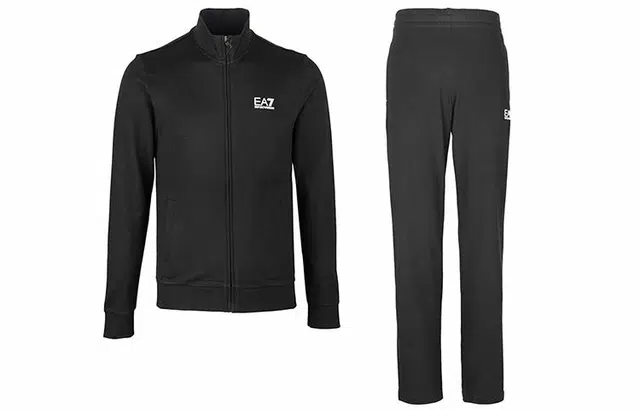Emporio Armani EA7 Black Tracksuit