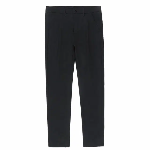 吉肯蒂 高端韩版春季商务直筒弹力休闲裤 男款 黑色