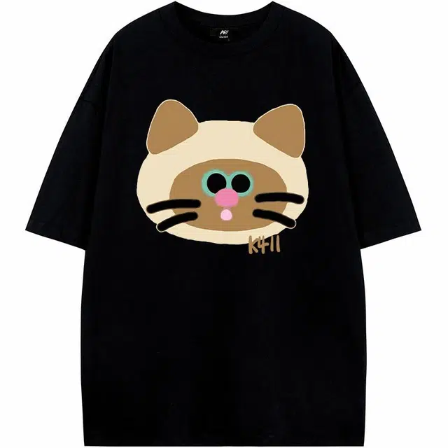 K411 Vintage Cartoon Logo T-Shirt