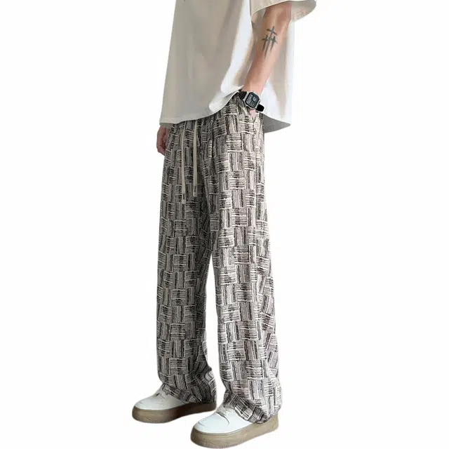 物质公式 美式高街复古潮流侧边拼接撞色条纹学院风运动五分裤宽松百搭炸街痞帅基础款直筒户外跑步个性休闲裤 男女同款