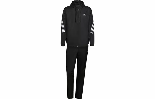 adidas Mts Wvn Hooded Tracksuit Black