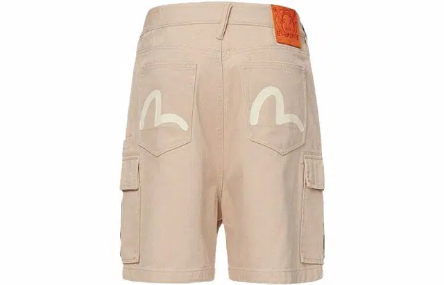 EVISU Cargo Shorts Sand
