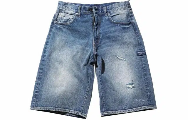 NAUTICA JAPAN SS22 Bleach Washed 5 Pocket Denim Shorts