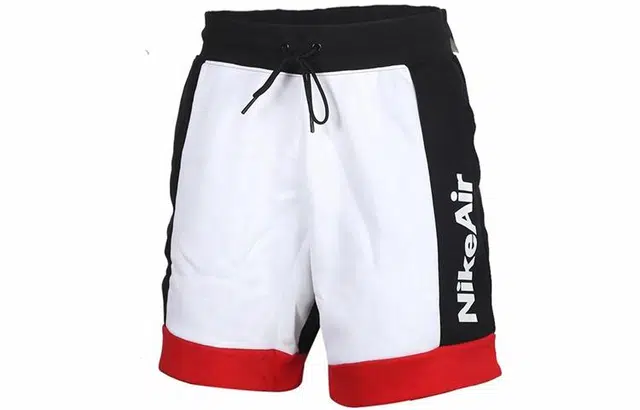 Nike Air Fleece Shorts White Black