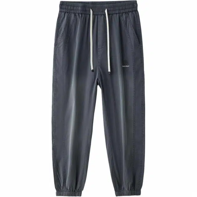 希越 轻薄透气纯色百搭休闲裤 男款