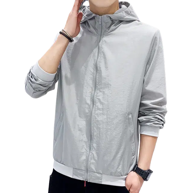 北极绒 休闲简约时尚百搭舒适夹克外套 男款