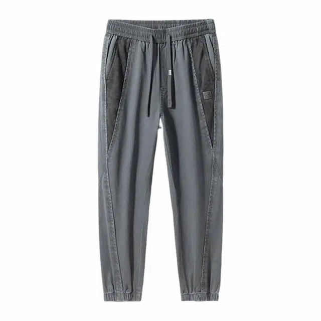 路杰邦 美式重磅工装裤潮牌宽松直筒束脚休闲裤 男款