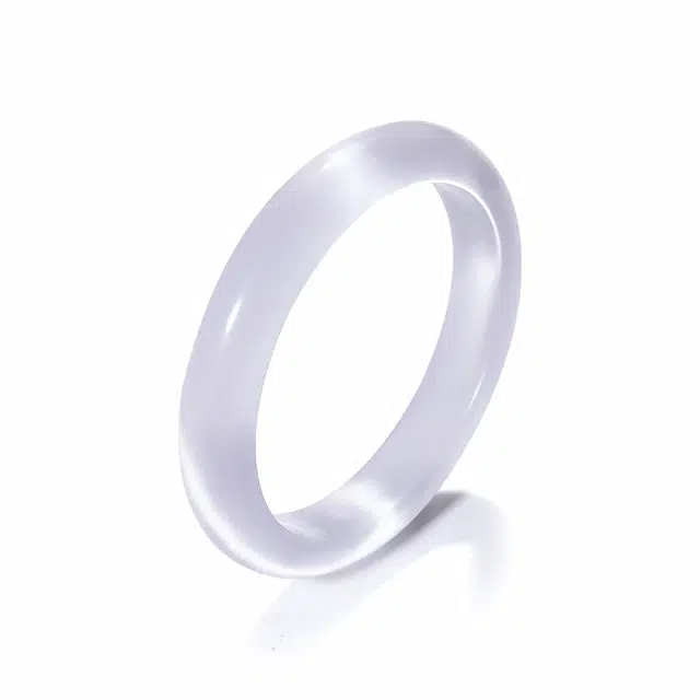 【平安镯】 琉堇 高润透紫罗兰贵妃叮当镯 新中式高级轻奢文玩玉镯 国风宽圆条素圈素雅传承 女神恋爱告白礼盒#好运 玻璃猫眼 手镯 女款