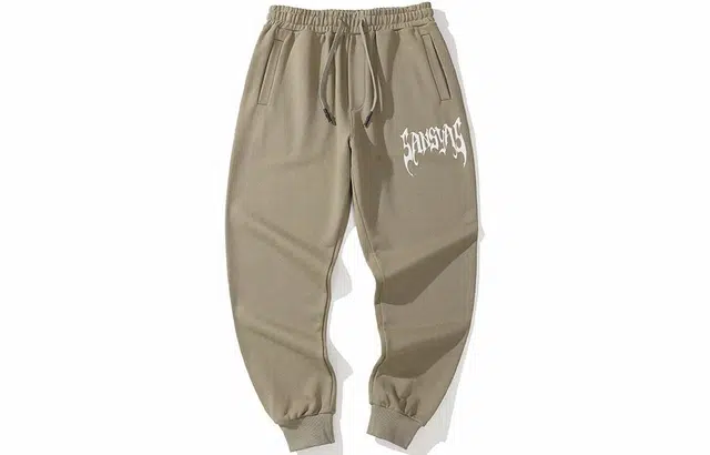 木村三社 简约设计卫裤美式高街束脚宽松休闲裤 男款