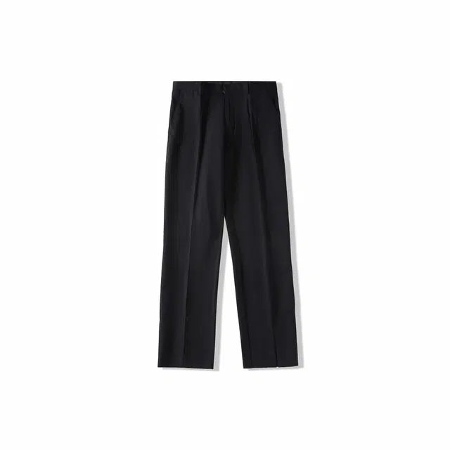 我是大卫 纯色基础直筒韩版时尚百搭简约西裤休闲裤 男女同款