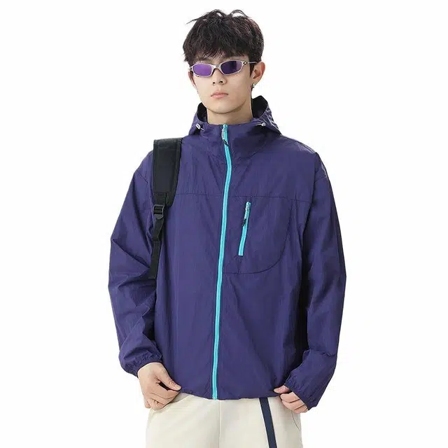 【dme】 时尚舒适休闲简约 透气凉感防晒服 男女同款