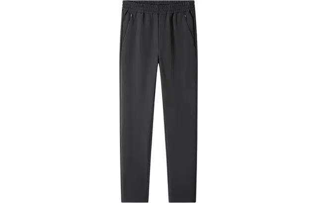 探路者 防风保暖软壳高腰休闲裤 女款 黑色