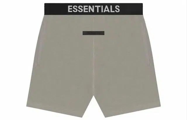 Fear of God Essentials Lounge Short gray flannel