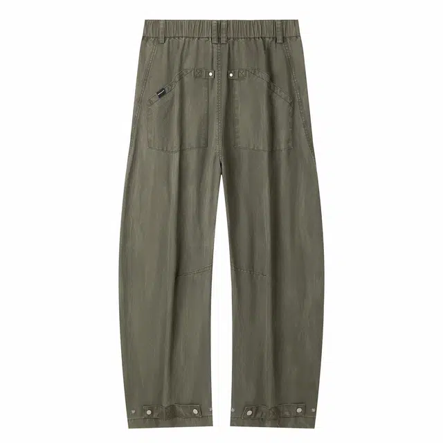 梦特娇 运动机能束脚户外纯色宽松休闲裤 男女同款