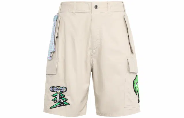LiNing x Steven Harrington Cartoon Embroidered Shorts