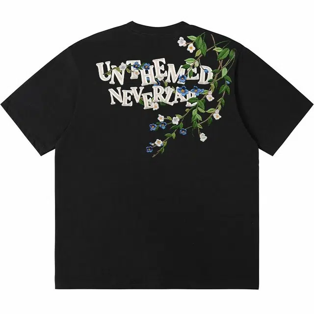 UNthemed Floral Embroidered Tee