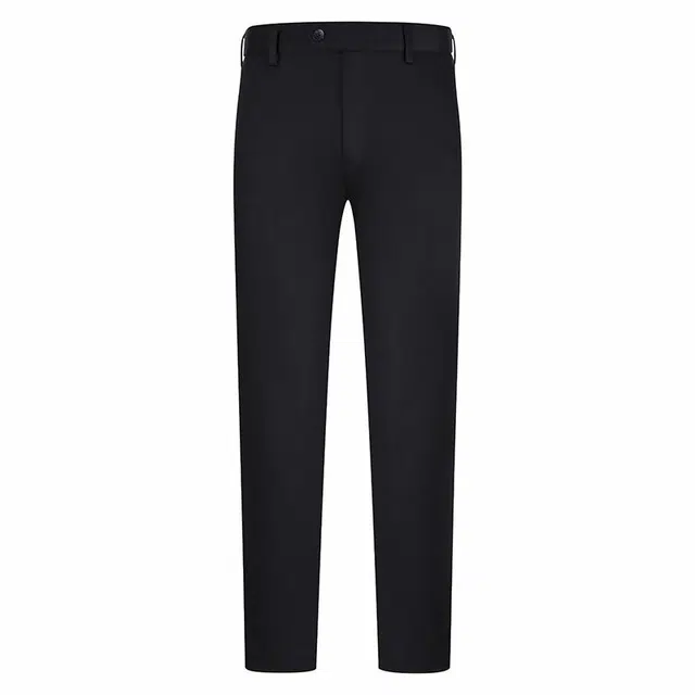 九牧王男裤专家 商务微弹直筒合身休闲裤 男款 藏青