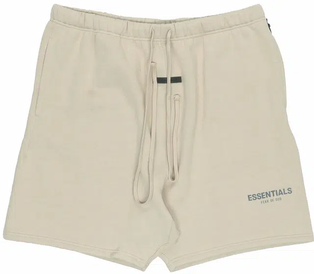 Fear of God Essentials Beige Shorts